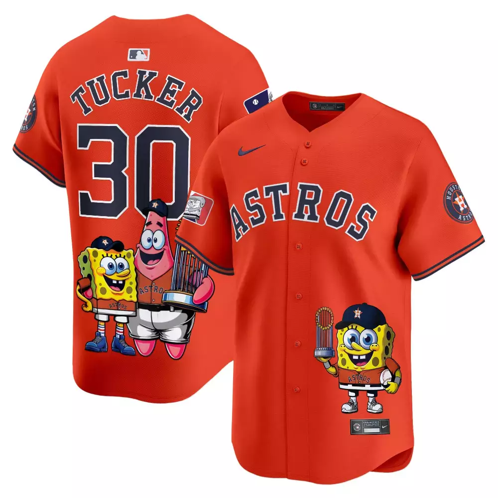 kyle tucker orange sleeves womens houston astros 2023 gold alternate baseball jersey all stitched