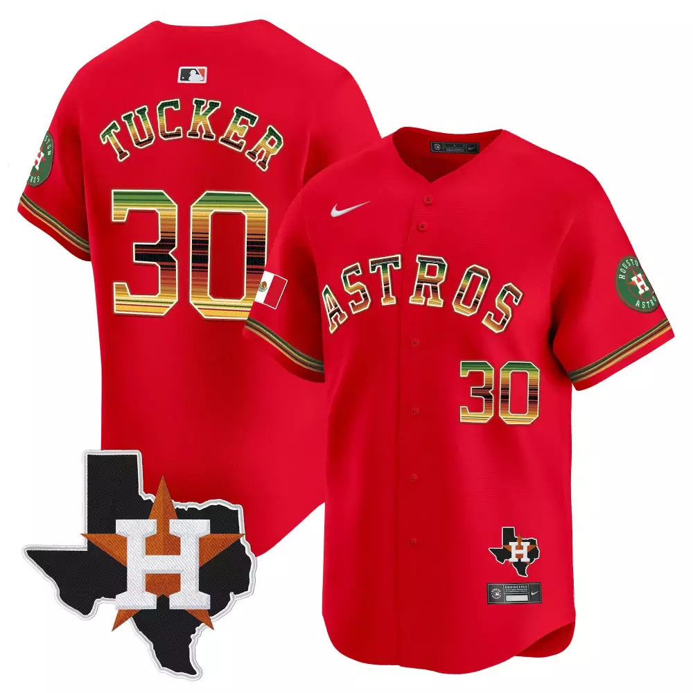 kyle tucker red mens houston astros mexico traditional style vapor premier limited jersey all stitched