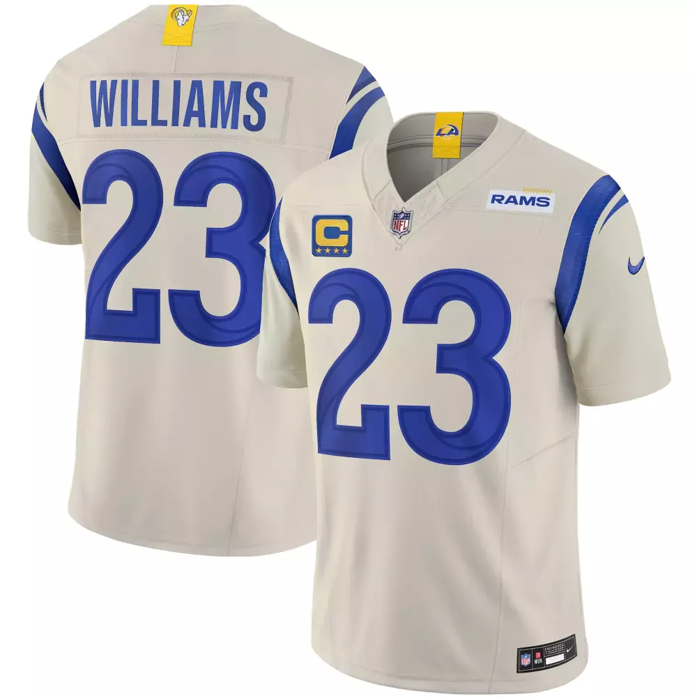 kyren williams bone mens los angeles rams vapor limited jersey all stitched