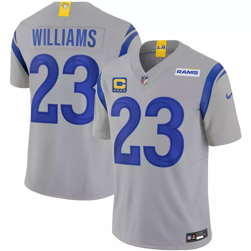 Kyren Williams Gray Men's Los Angeles Rams Vapor Limited Jersey | All Stitched Fan Gear | For Men, Women & Youth