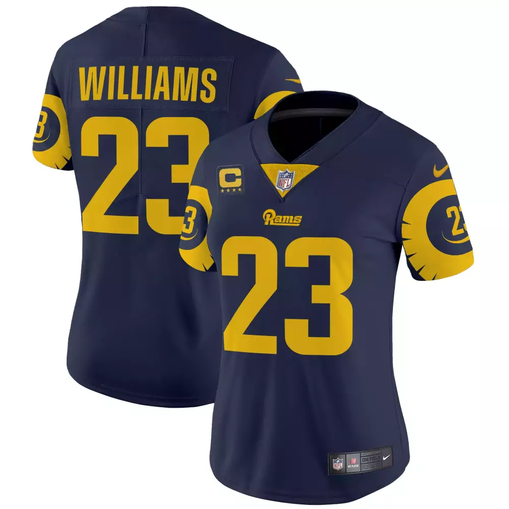 kyren williams men los angeles rams 2025 rivalries vapor limited jersey all stitched