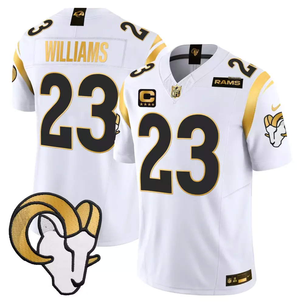 kyren williams royal womens los angeles rams vapor limited jersey v2 all stitched