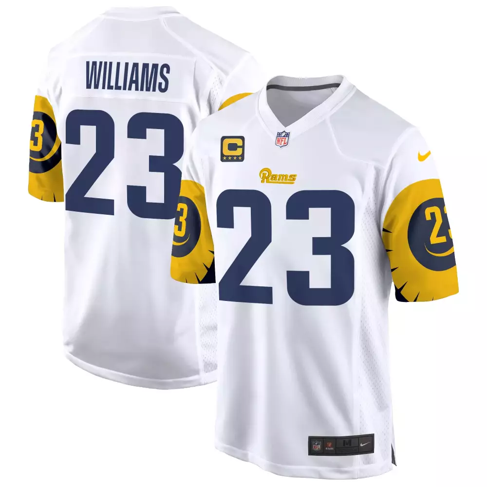 kyren williams white mens los angeles rams mexico vapor limited jersey all stitched