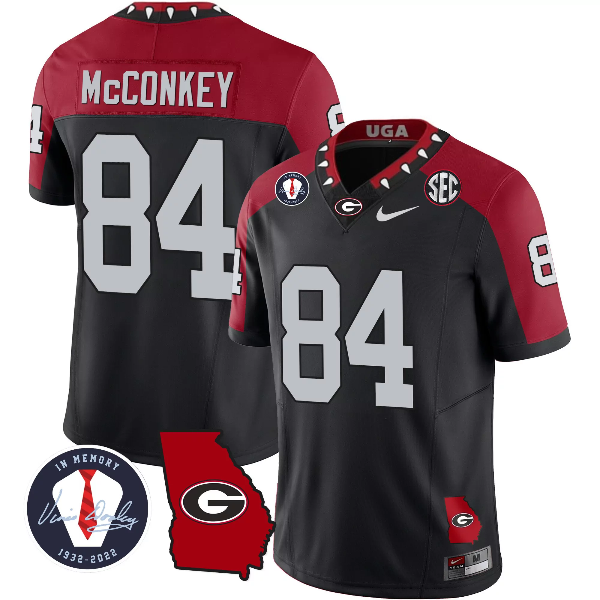 ladd mcconkey black mens georgia bulldogs georgia state map orange bowl patch jersey all stitched