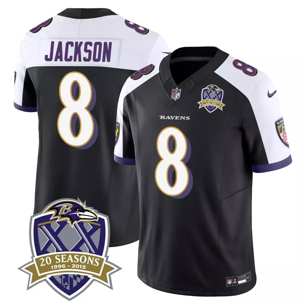 Lamar Jackson Black Alternate Men's Baltimore Ravens 2024 Vapor Limited Jersey | Est 1996 Patch | All Stitched | For Men, Women & Youth