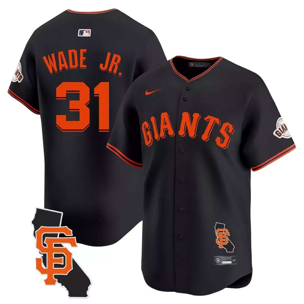 lamonte wade jr black mens san francisco giants 2024 spring training vapor premier limited jersey all stitched