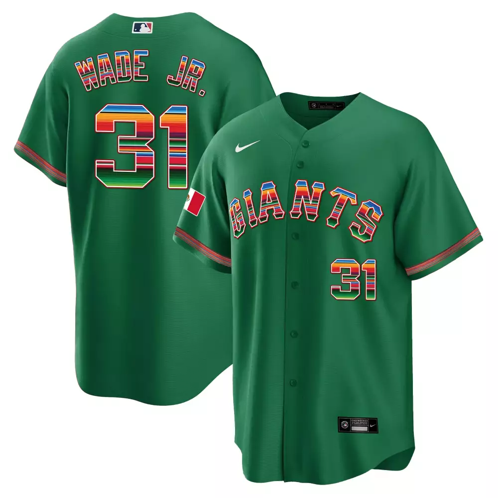 lamonte wade jr green mens san francisco giants mexico cool base limited jersey all stitched