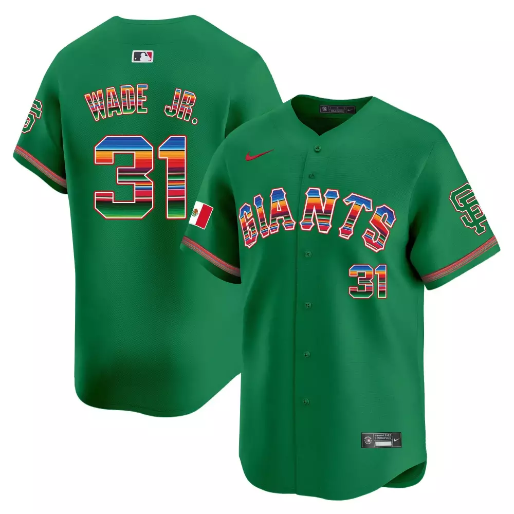 lamonte wade jr green mens san francisco giants mexico cool base limited jersey all stitched