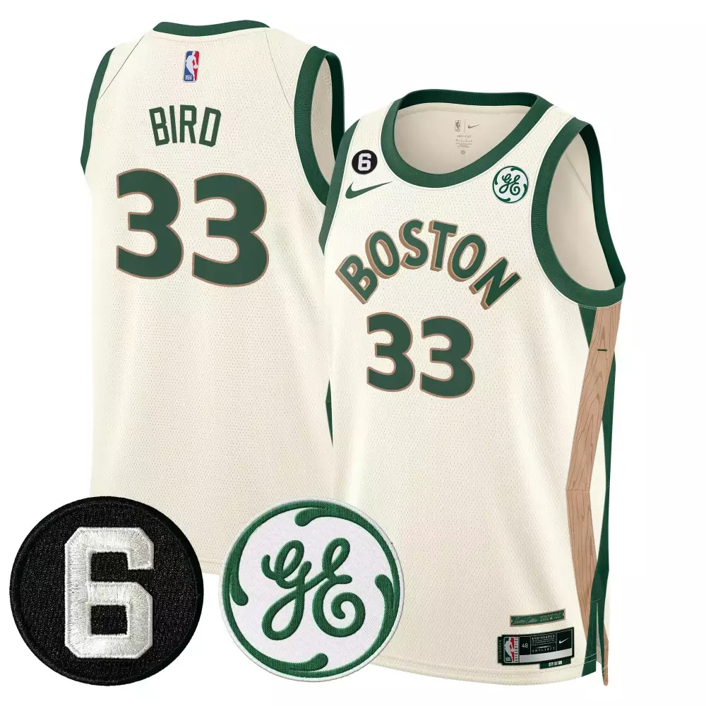 larry bird 2324 city mens boston celtics bill russell john havlicek patch jersey all stitched
