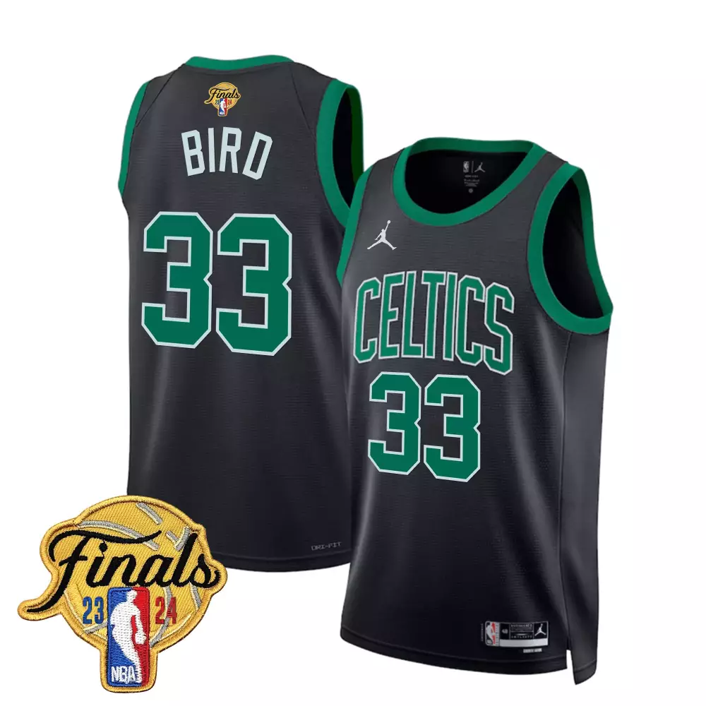 larry bird statement mens boston celtics 2024 finals patch swingman jersey v2 all stitched