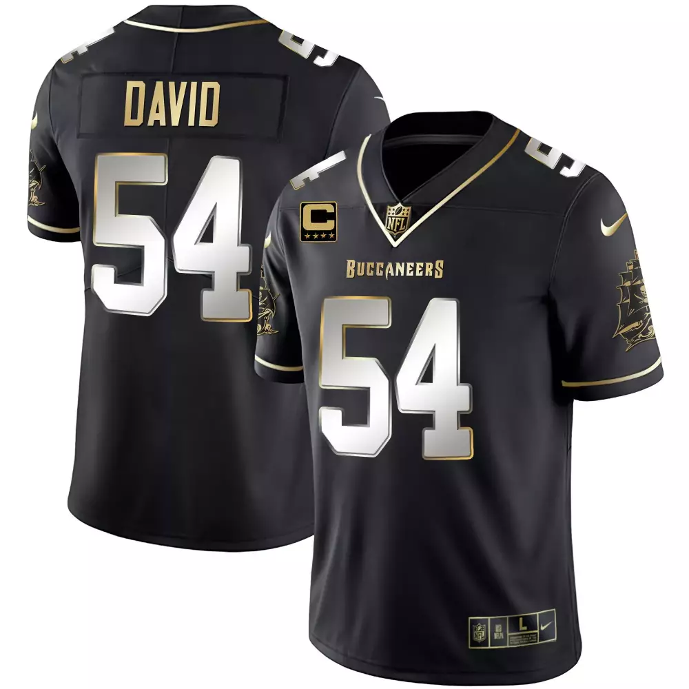 lavonte david black limited mens tampa bay buccaneers gold vapor jersey all stitched
