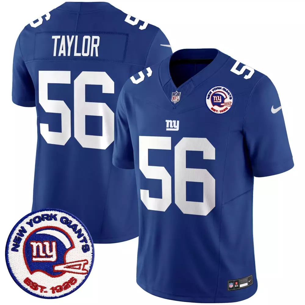 lawrence taylor red mens san francisco giants est 1925 patch vapor limited jersey all stitched