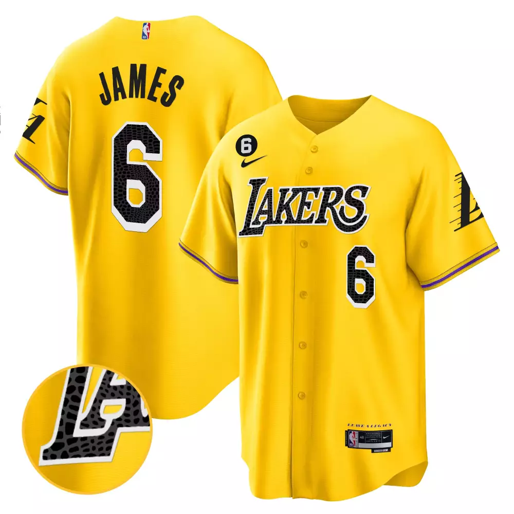 lebron james gold mens los angeles lakers 2023 jersey collection all stitched