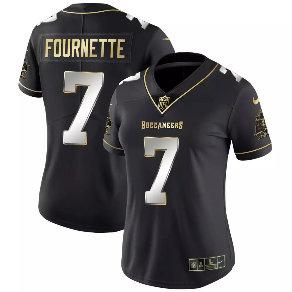 leonard fournette black limited womens tampa bay buccaneers vapor gold jersey all stitched