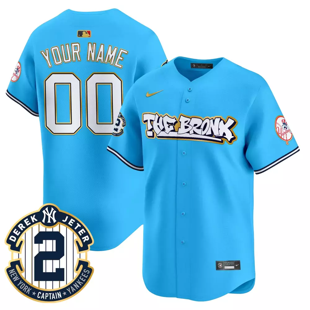 light blue men new york yankees the bronx graffiti bubblegum pink vapor premier limited custom jersey all stitched