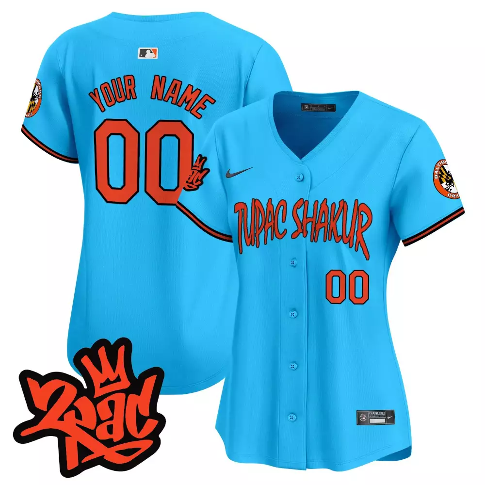 light blue women baltimore orioles robinson patch vapor premier limited custom jersey v6 all stitched