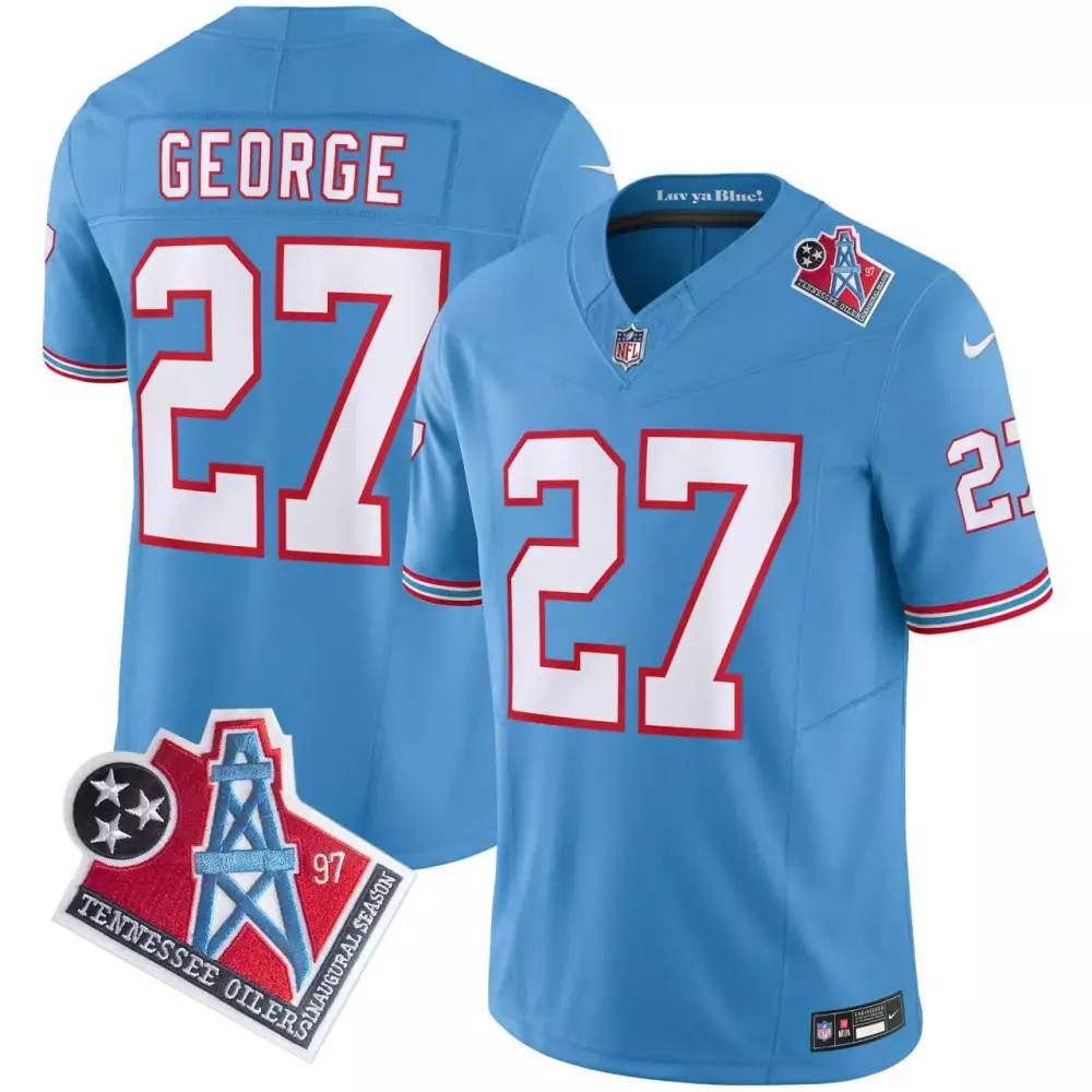 light blue women tennessee titans special vapor limited custom jersey all stitched
