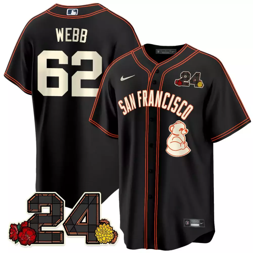 logan webb black limited mens san francisco giants 2024 willie mays patch vapor premier limited jersey v2 all stitched