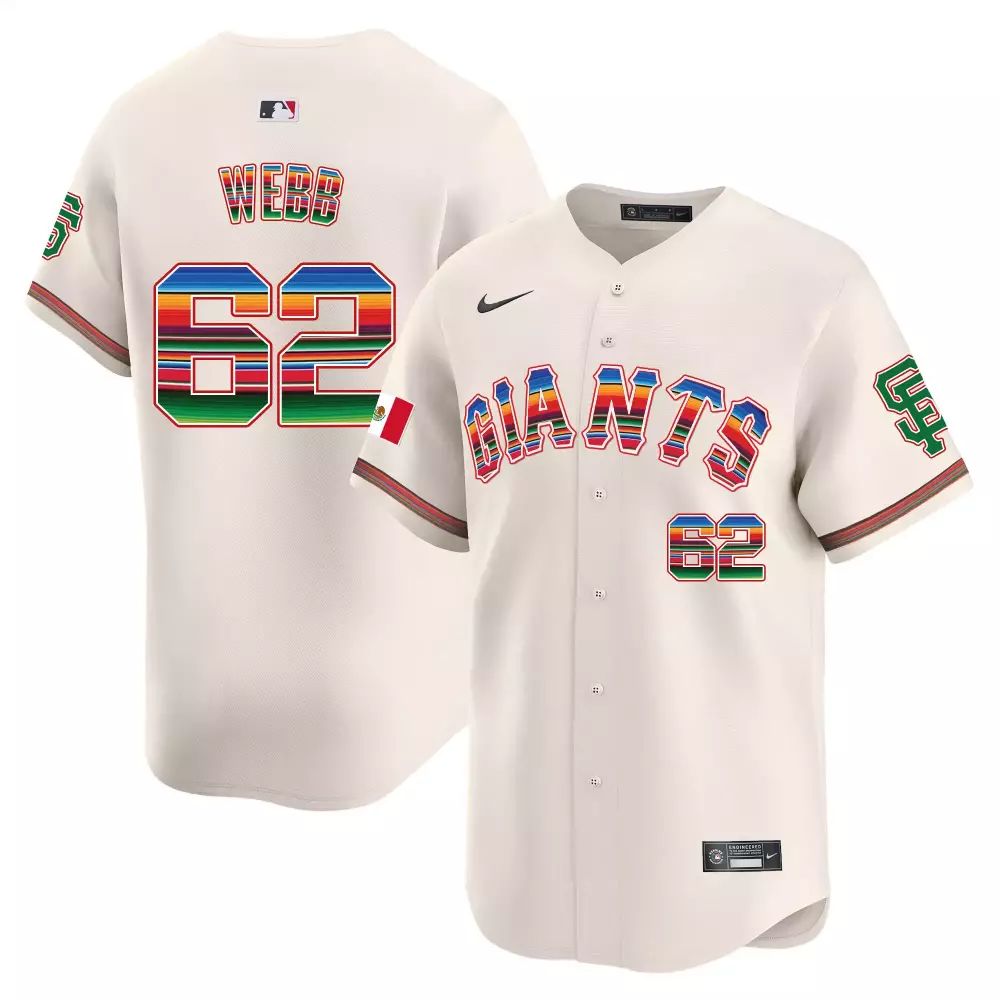 logan webb cream mens san francisco giants mexico cool base limited jersey all stitched