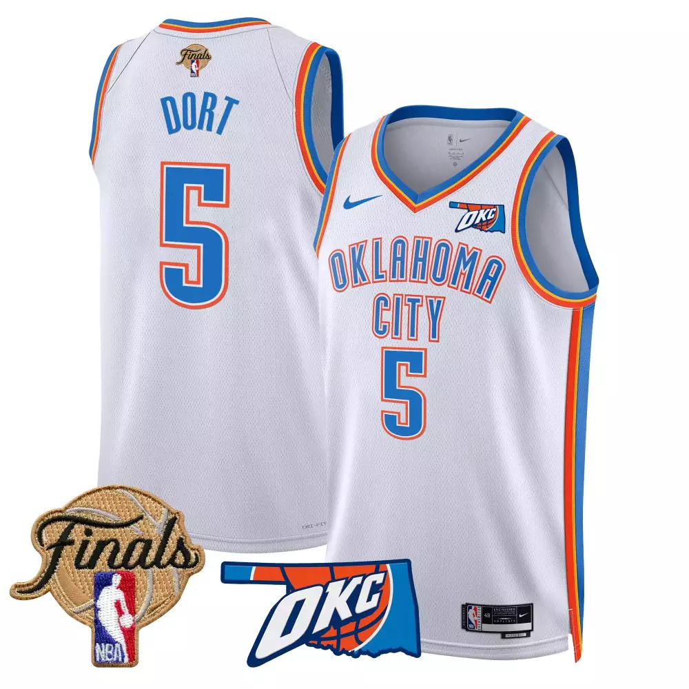 luguentz dort 2425 city mens oklahoma city thunder swingman jersey oklahoma patch all stitched