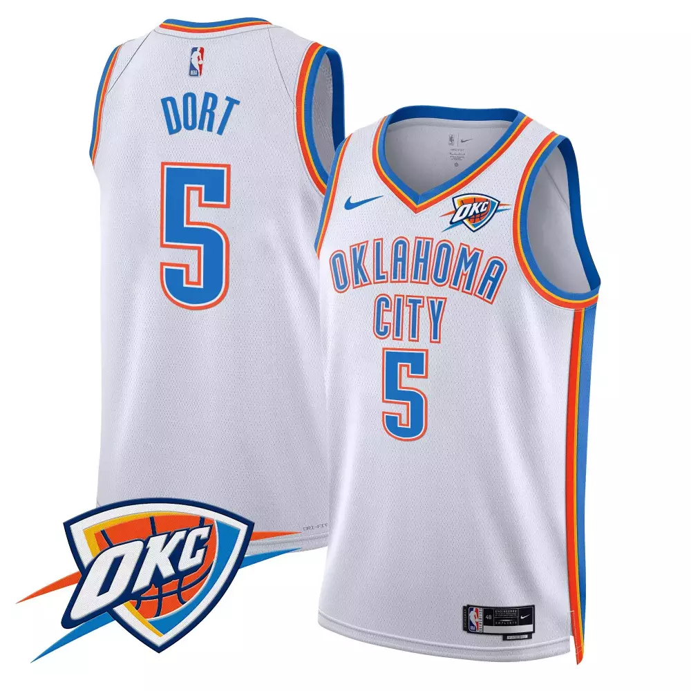luguentz dort association mens oklahoma city thunder swingman jersey v2 all stitched