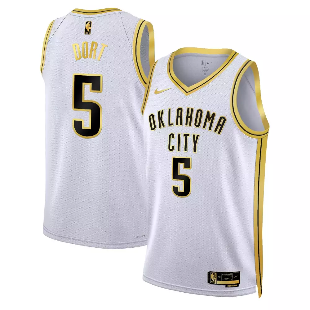 luguentz dort white gold mens oklahoma city thunder swingman jersey all stitched