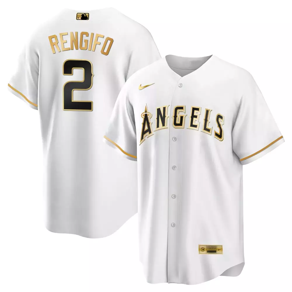 luis rengifo cool black limited mens los angeles angels black limited gold jersey all stitched