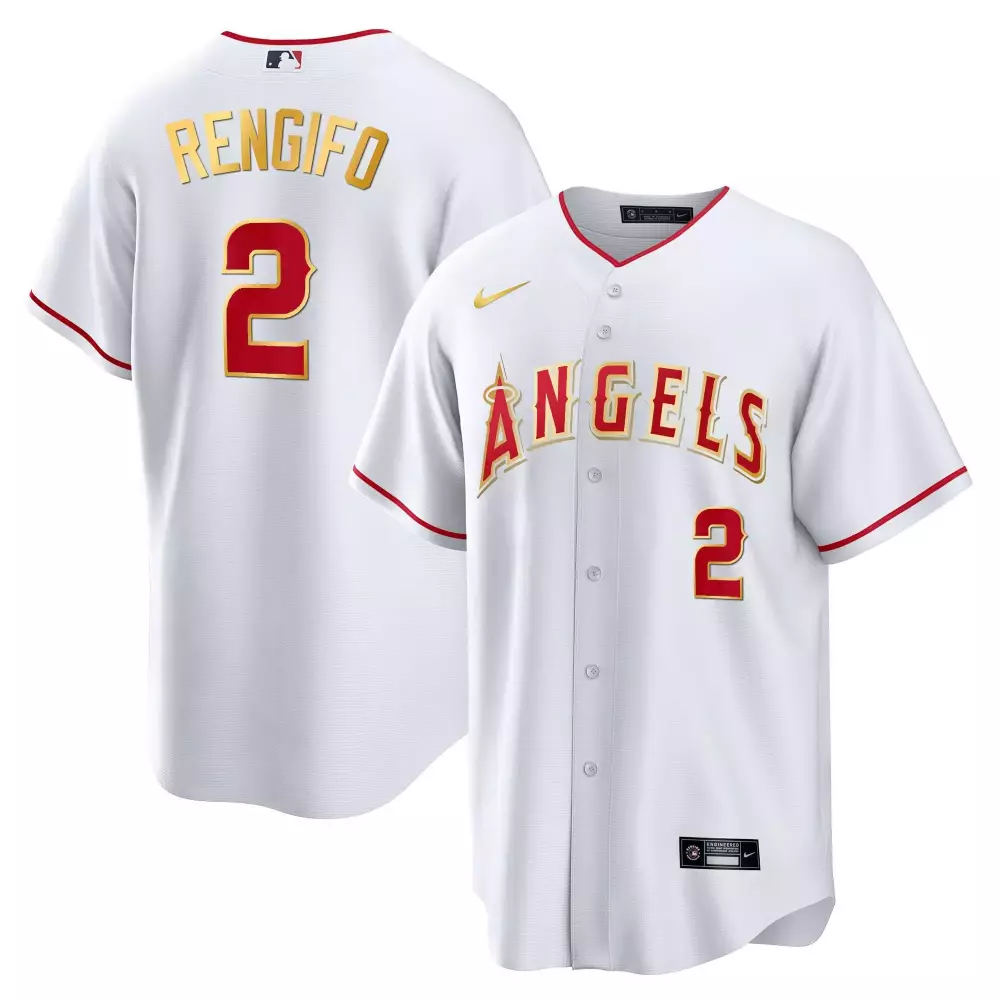luis rengifo cool black limited mens los angeles angels black limited gold jersey all stitched