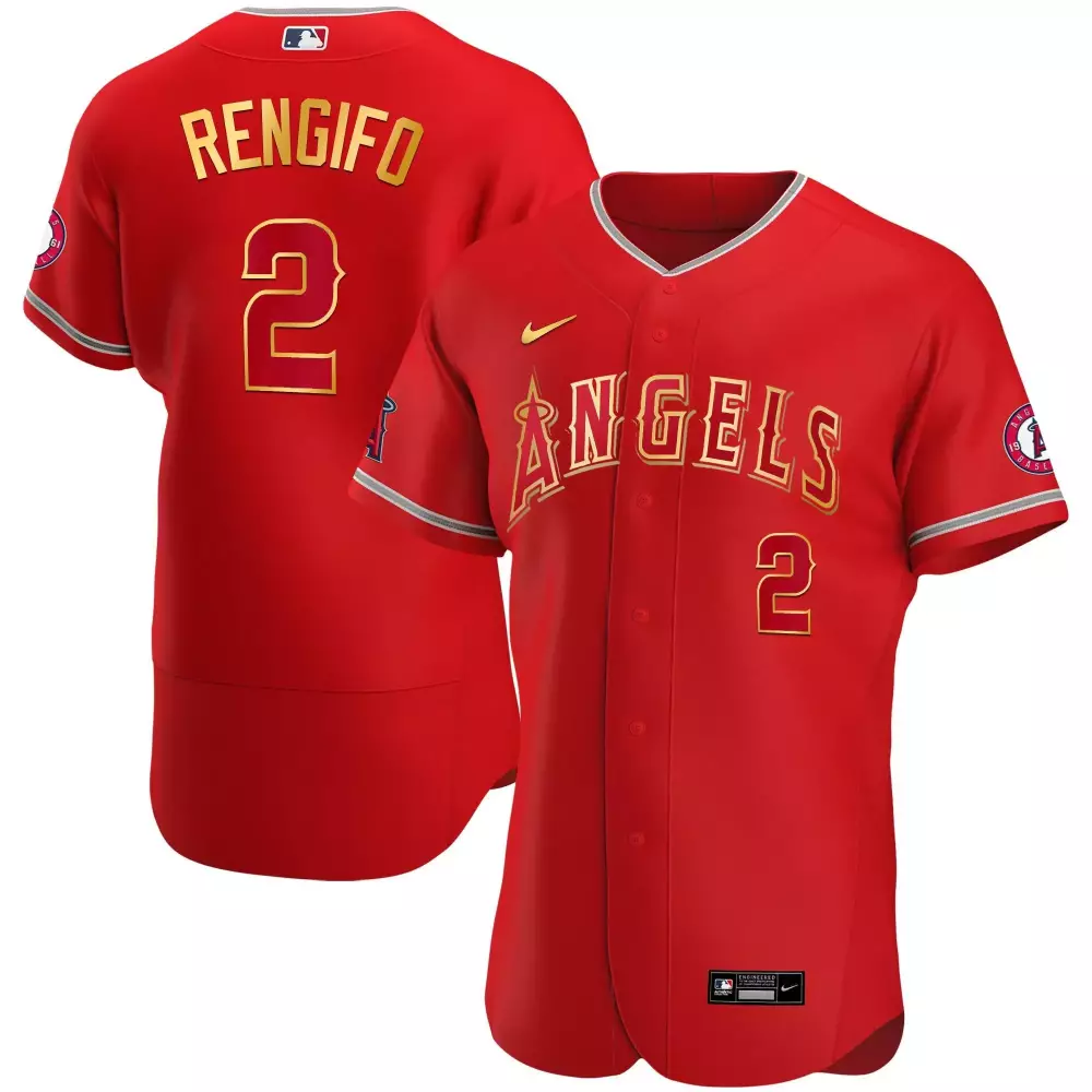 luis rengifo flex black gold mens los angeles angels black limited gold jersey all stitched