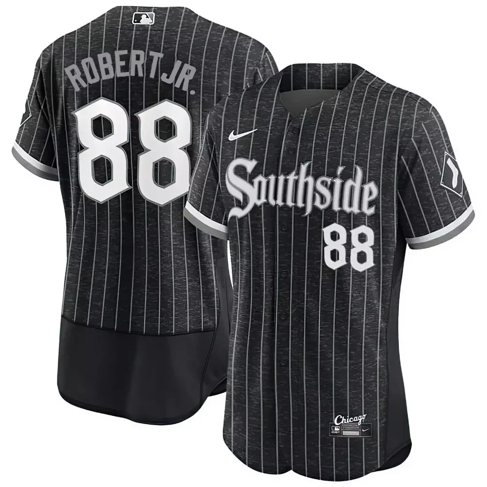 luis robert city connect mens chicago white sox flex base jersey collection all stitched