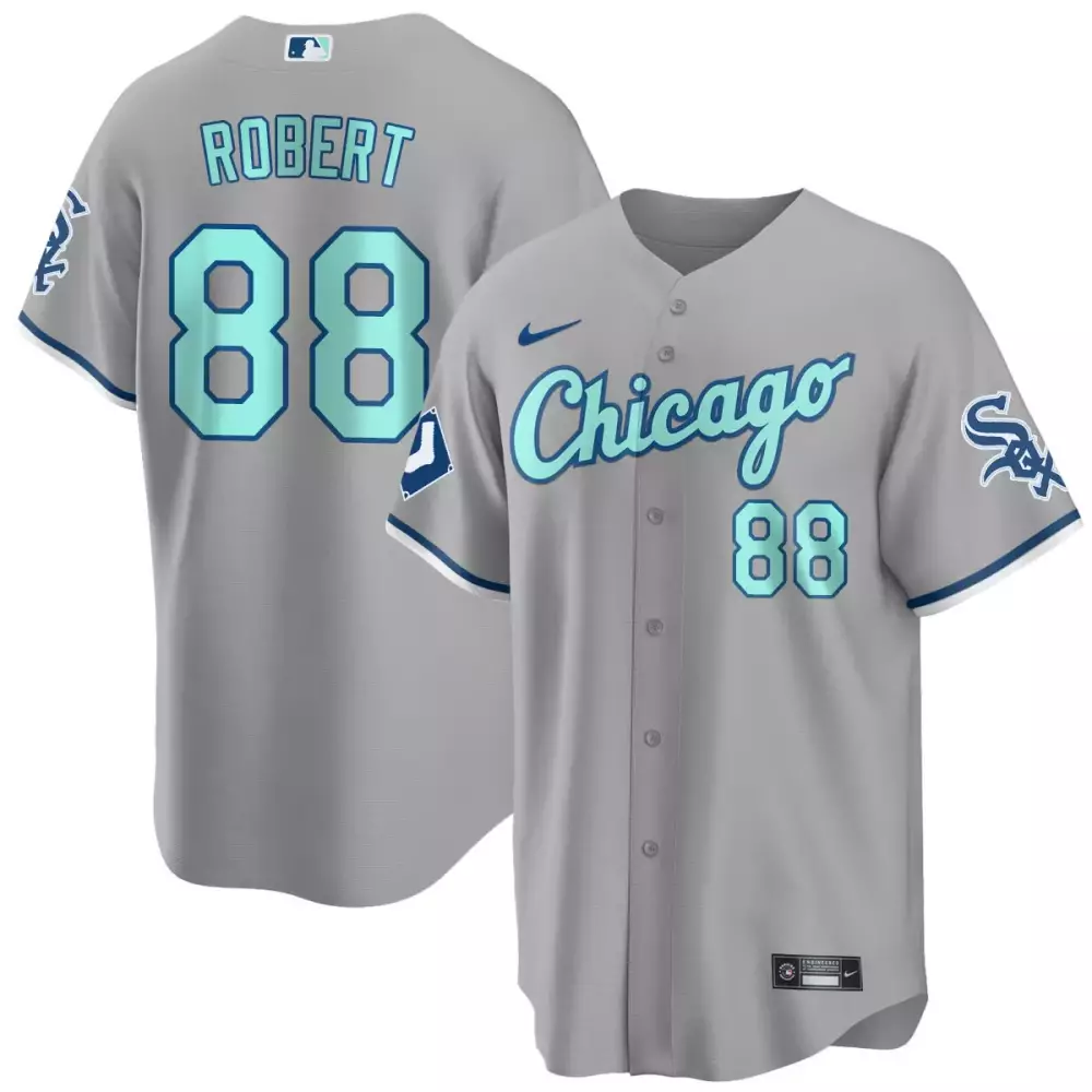 luis robert city connect mens chicago white sox flex base jersey collection all stitched