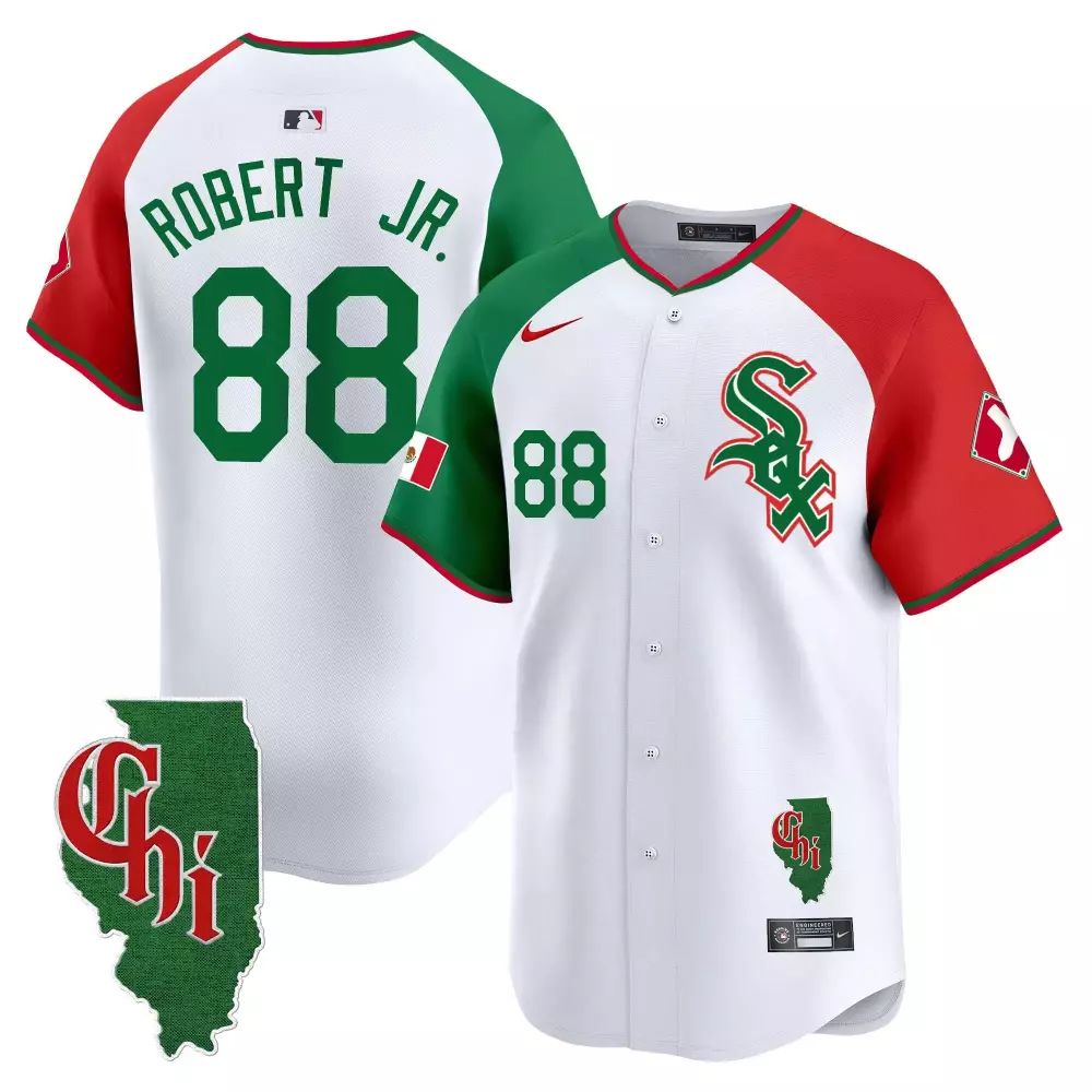 Luis Robert Jr. Illinois Patch Vapor Premier Limited Jersey | Chicago White Sox Alternate | All Stitched | For Men, Women & Youth