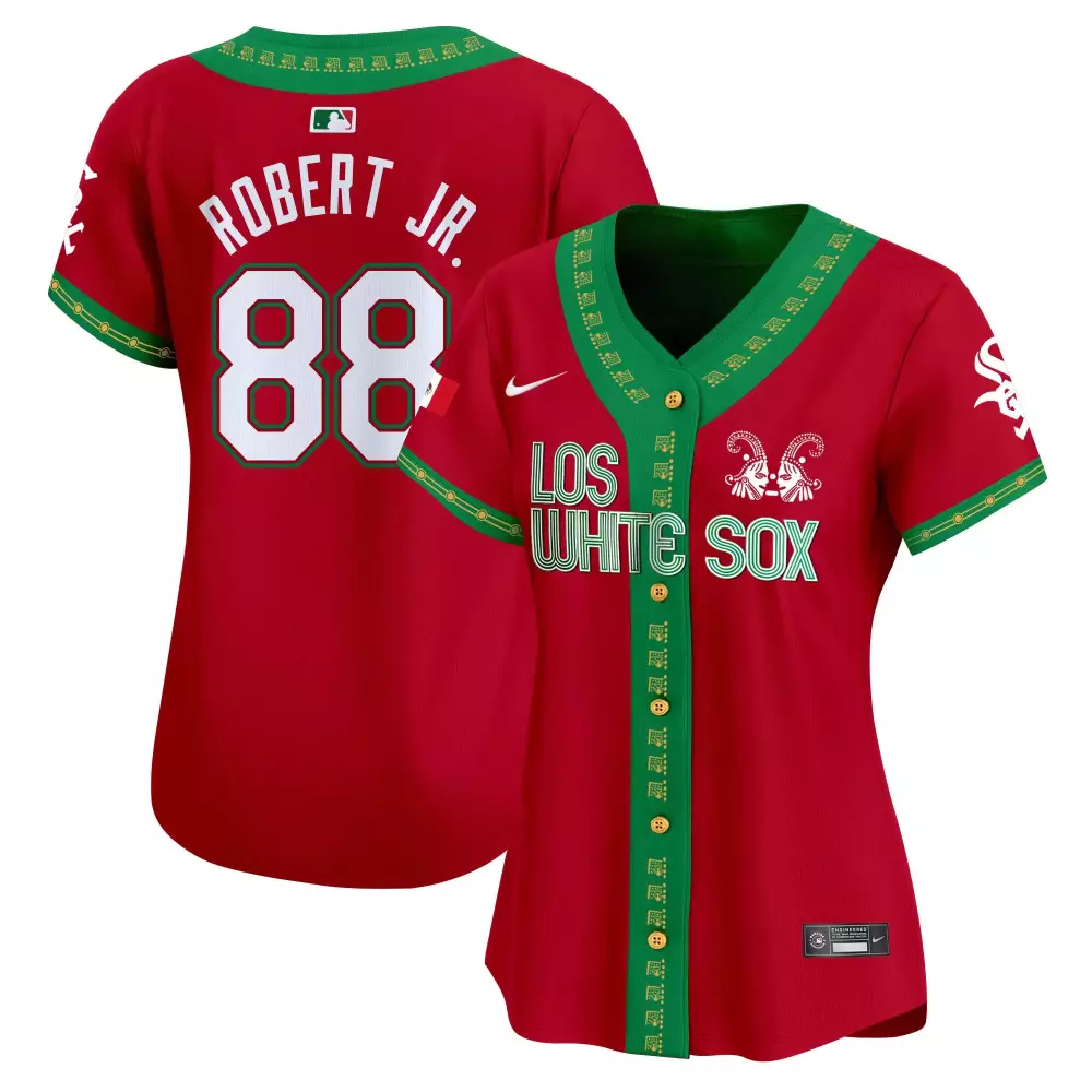 Luis Robert Jr. Red Mexico Jersey | Premier Limited Edition | Stitched Fan Gear for Men, Women & Youth