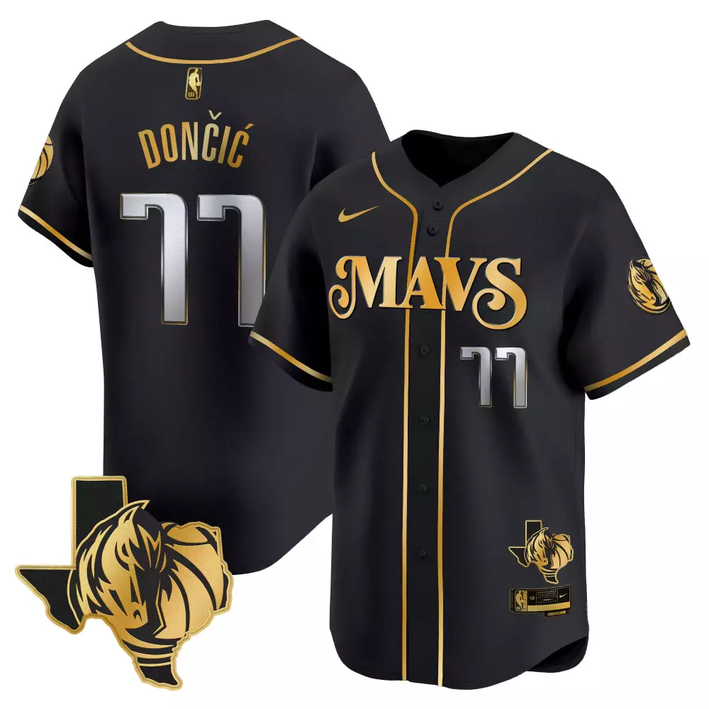 luka doncic black gold mens dallas mavericks swingman jersey all stitched