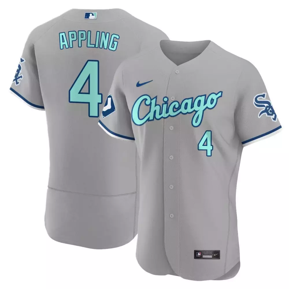 Luke Appling Chicago White Sox Flex Base Jersey | Stitched Gray Collection | Fan Gear for Men, Women & Youth