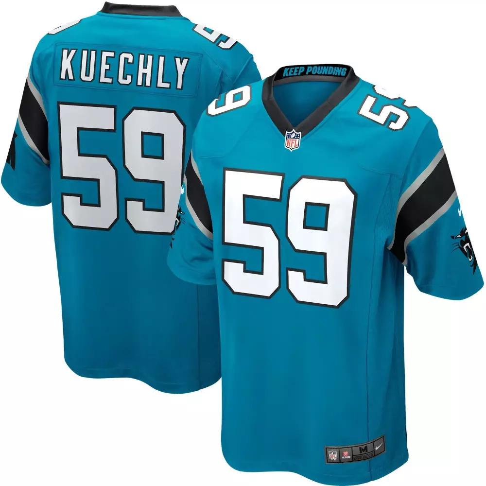 luke kuechly women luke kuechly carolina panthers blue jersey all stitched