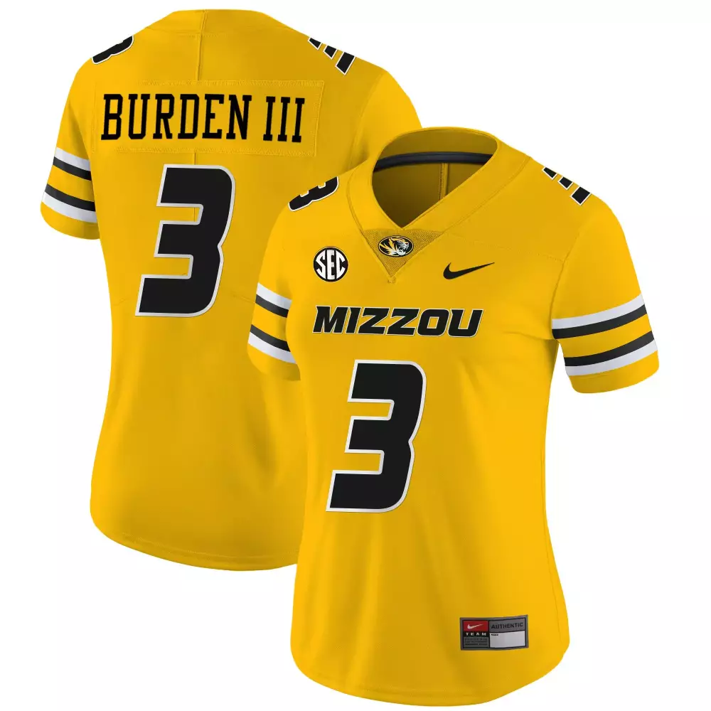 luther burden iii gold womens missouri tigers vapor limited jersey all stitched