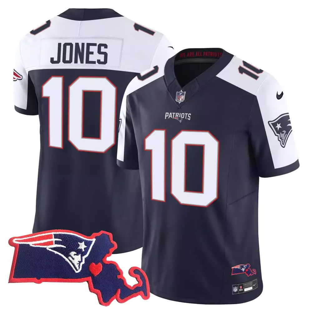 mac jones alternate mens new england patriots bill belichick 6x champions vapor jersey all stitched