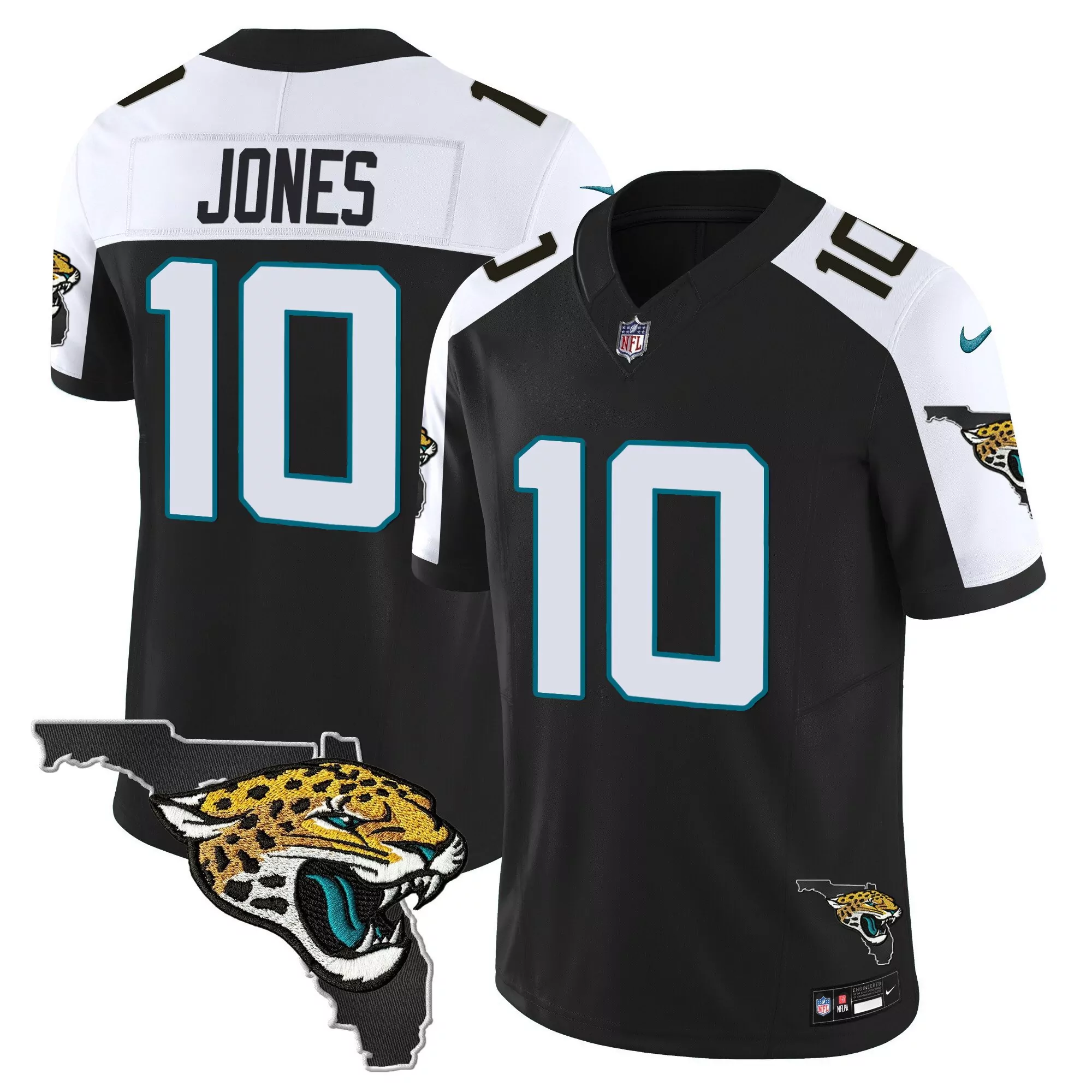 mac jones black alternate mens jacksonville jaguars florida patch vapor jersey all stitched