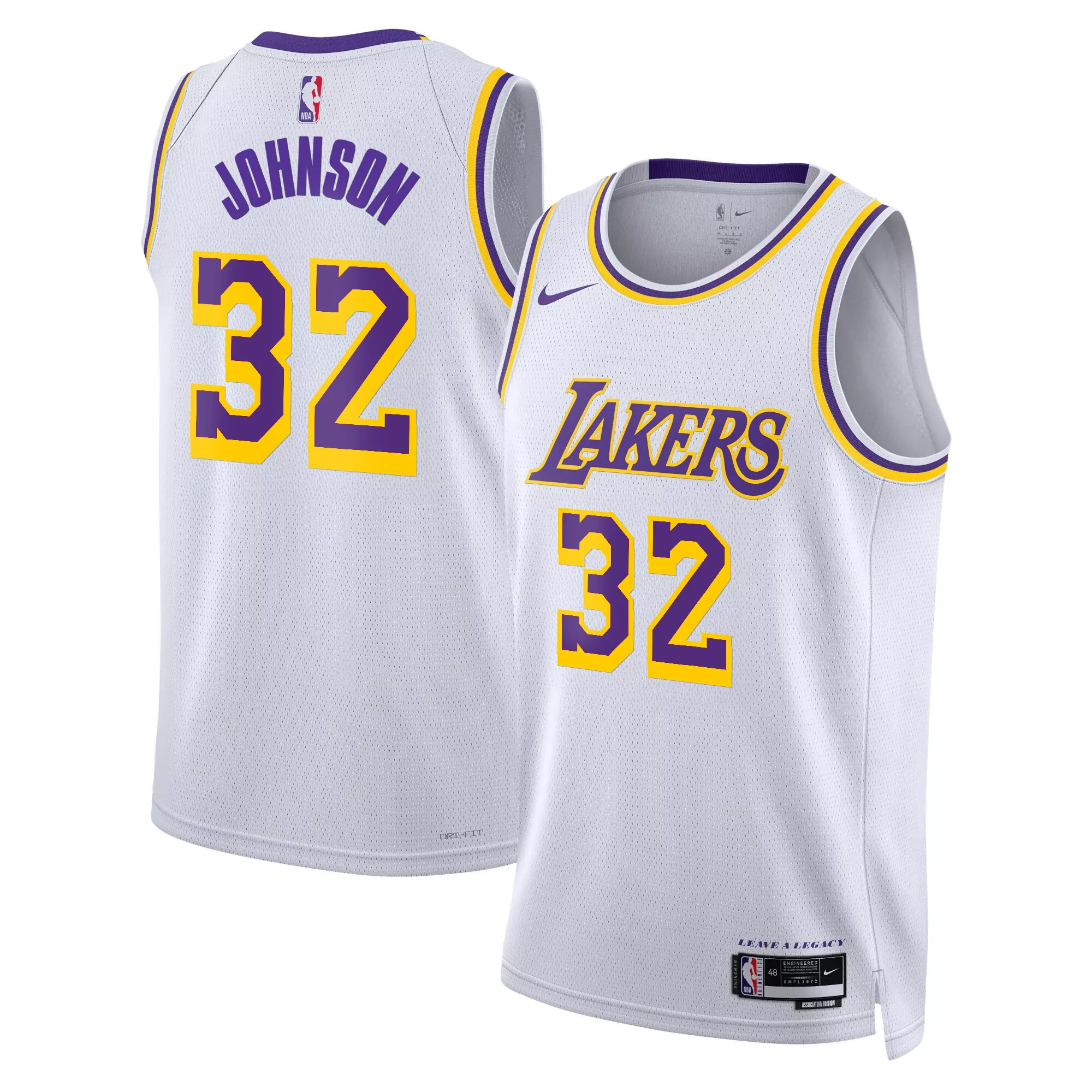 magic johnson 202425 city mens los angeles lakers kobe bryant patch swingman jersey all stitched