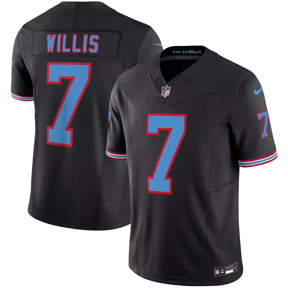 Malik Willis Men's Titans Throwback Jersey | All Stitched Fan Gear | For Men, Women & Youth