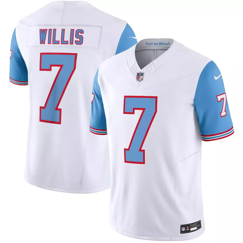 Malik Willis Men's Titans Throwback Jersey | All Stitched Fan Gear | For Men, Women & Youth