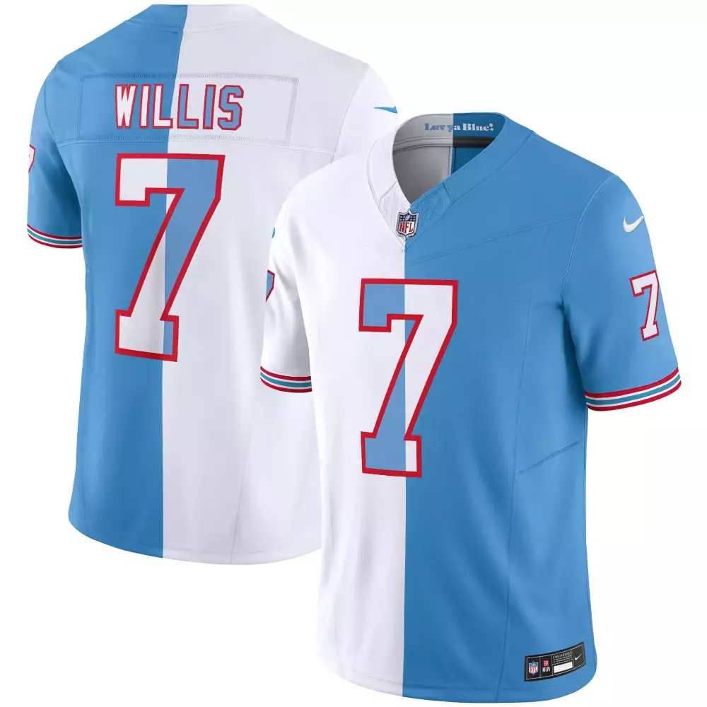 Malik Willis Tennessee Titans Throwback Limited Vapor Jersey | Stitched Fan Gear | For Men, Women & Youth