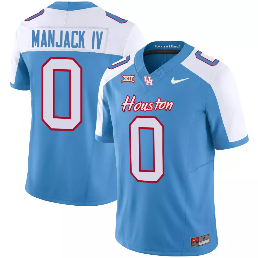 manjack iv alternate youths houston cougars 2023 oilers inspired vapor jersey all stitched