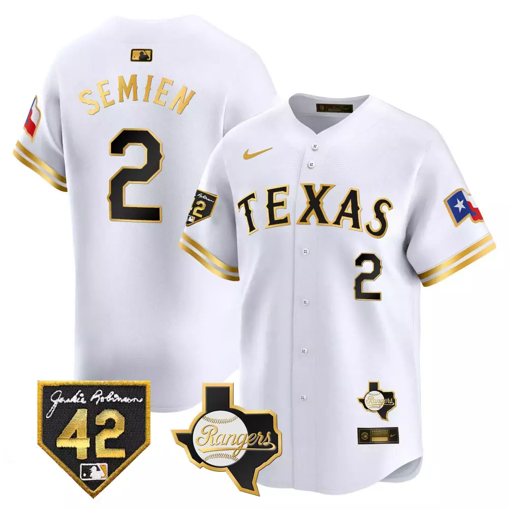 marcus semien white gold mens texas rangers 2023 world series flex base jersey v2 all stitched