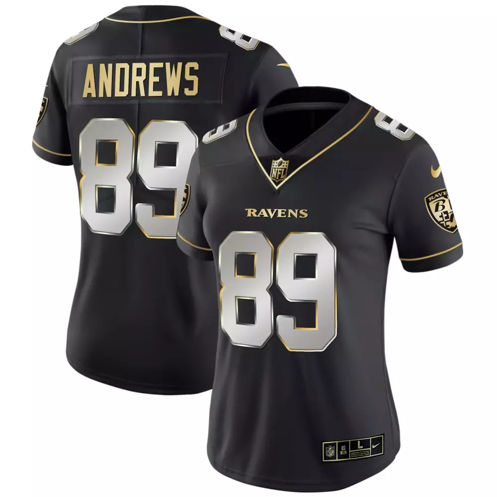 Mark Andrews Women's Black Limited Vapor Jersey | Gold Stitched Design | Fan Gear for Women & Youth