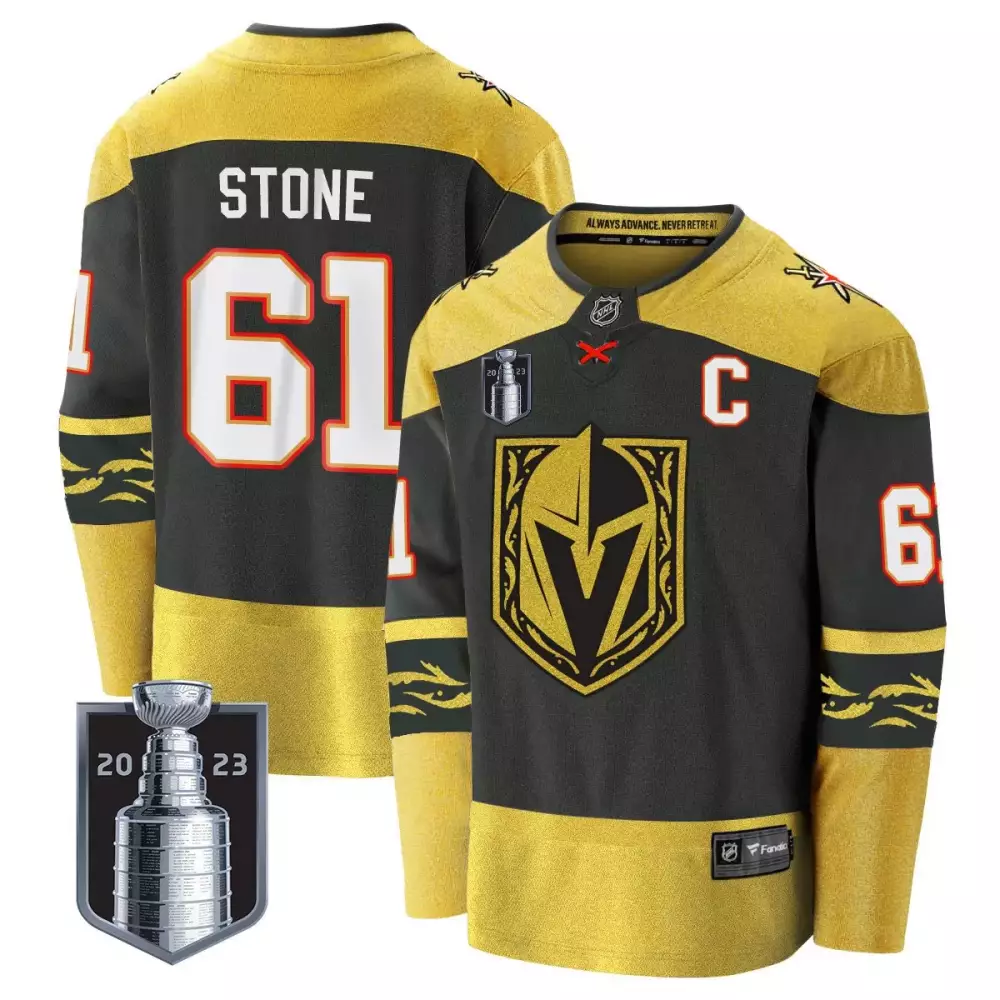 mark stone gold limited mens vegas golden knights 2023 stanley cup final jersey all stitched