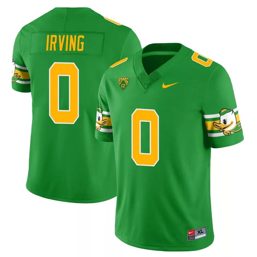 markeise irving green mens oregon ducks ducks mighty oregon ducks 1984 throwback jersey v1 stitched