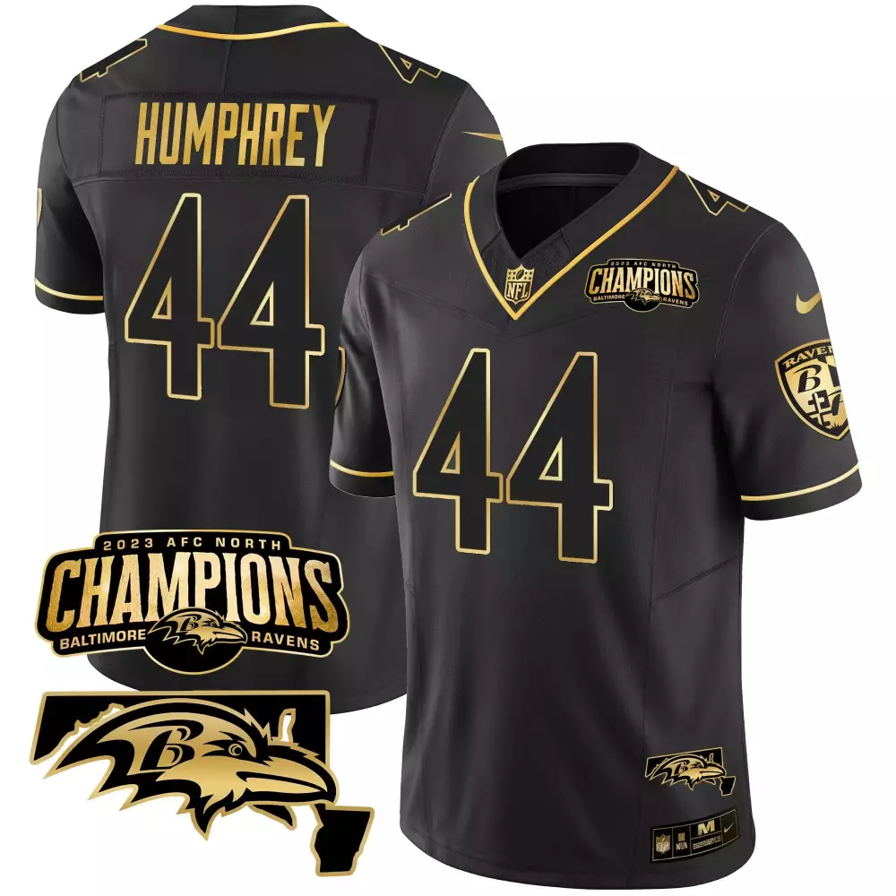Marlon Humphrey Baltimore Ravens Black Alternate Women's Jersey | Jacoby Jones Patch | Vapor Limited Edition | Stitched Fan Gear | For Women & Youth