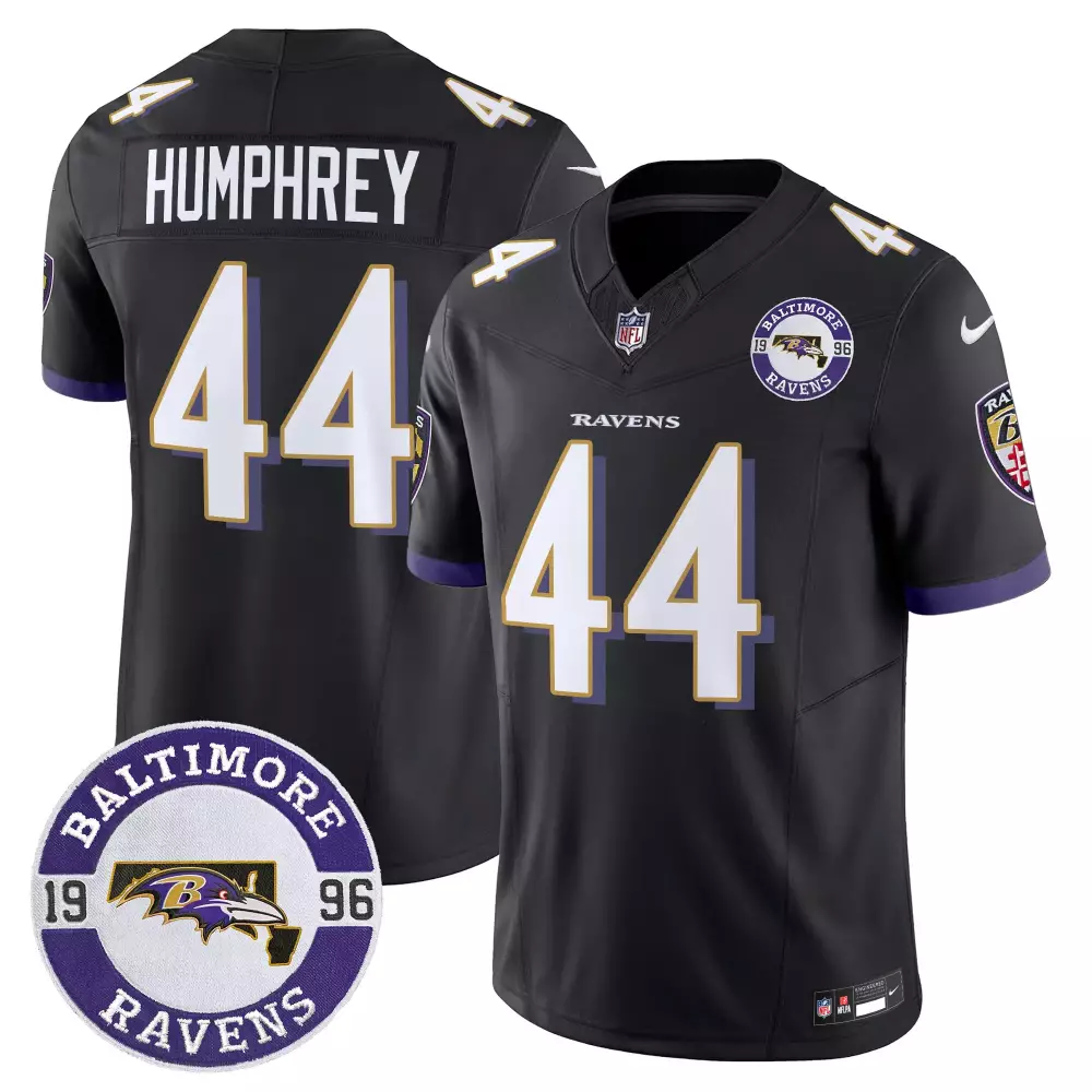 Marlon Humphrey Baltimore Ravens 2024 Pro Bowl Patch Vapor Jersey | Black Limited Edition Stitched Style | For Men, Women & Youth
